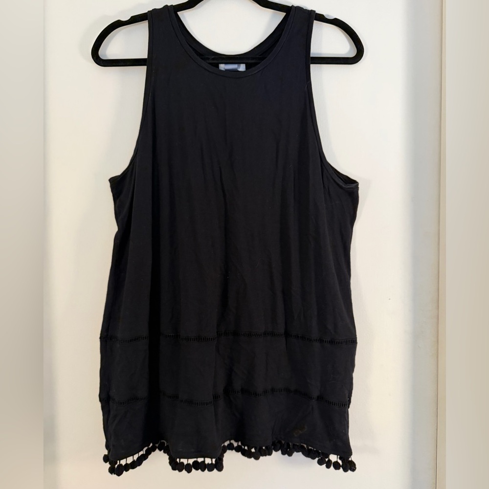 OLD NAVY Black Sleeveless Women's Top, Size L